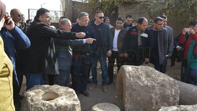 بالصور.. «العناني» يدرس مع محافظ القليوبية إنشاء متحف أثري ومبنى إداري بـ«المحافظة»