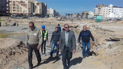 محافظ البحر الأحمر يتفقد الجزيرة الوسطى بالغردقة