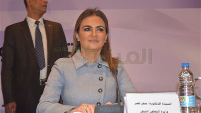 بالصور..سحر نصر:50% من منح المشروعات الصغيرة والمتوسطة للمرأة