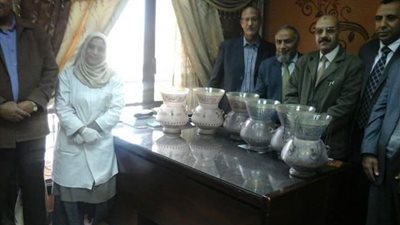 بالصور.. ضبط سارقى «المشكاوات» من مسجد الرفاعي 