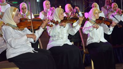 بالصور.. أوركسترا «النور والأمل» يفتتح ملتقى شركاء التنمية بعرض موسيقي