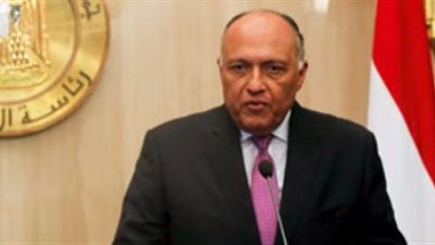 وصول وزير الخارجية المصري إلى تونس