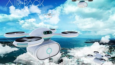 بالصور| بريطاني يبتكر طائرة بدون طيار لتوصيل الطلبات للمنازل