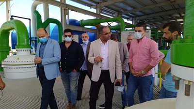 نائب وزير الإسكان يتفقد مشروعات مرافق المياه والصرف بمدينة العلمين الجديدة