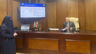 رئيس شركة مياه القليوبية يتابع خطة تقليل الفاقد