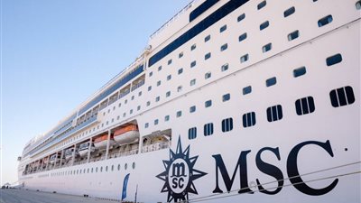 لأول مرة.. ميناء السخنة يستقبل الفندق العائم MSC Splendid برحلات سياحية منتظمة
