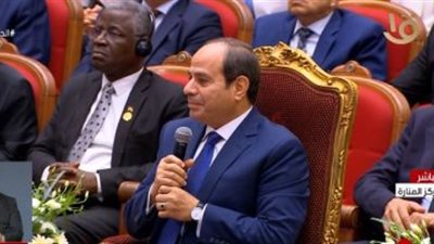السيسي: حريصون على نجاح المعرض الطبى الأفريقى