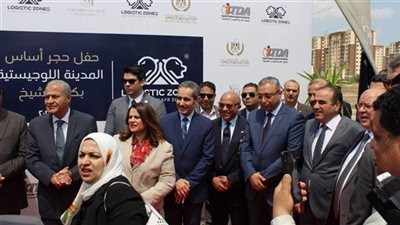 .وزير التموين يعلن بدء التنفيذ  ووضع حجر الأساس لإنشاء مناطق  لوجستية -بمحافظة كفر الشيخ 