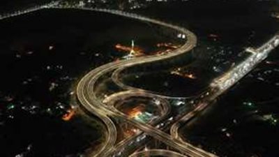 بدء التشغيل التجريبي لكوبري طه حسين