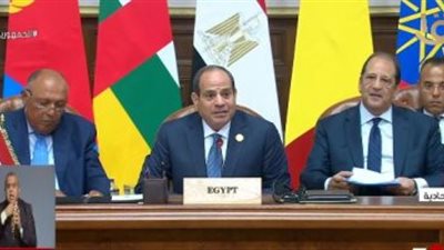 الرئيس السيسي : قمة دول جوار السودان تنعقد فى لحظة تاريخية فارقة