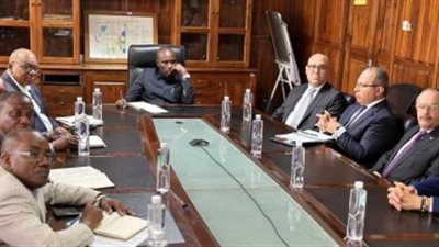  وزير الإسكان ونائب رئيس الوزراء التنزانى يتابعان أعمال مشروع سد «جوليوس نيريري»