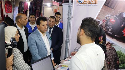 «التضامن للتمويل الأصغر» تشارك بمعرض «بيزنس يا شباب» للمنتجات الحرفية واليدوية