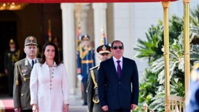 الرئيس السيسي: استقرار وأمن المنطقة يرتبط بشكل أساسي بالاعتراف بالدولة الفلسطينية