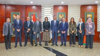 رئيس البريد المصري يستقبل المدير العام لشركة IBM العالمية 