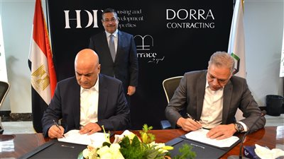  التعمير والإسكان للاستثمار  HDP   توقع عقد مقاولات مع الشركة الهندسية للإنشاء والتعمير CRC-DORRA