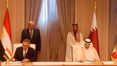 «مصر»و«قطر»يوقعان مذكرة تفاهم لتعزيز العلاقات الاستثمارية الثنائية بين البلدين  