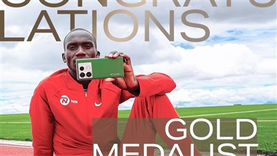 انفينكس  تحتفل بفوز سفير علامتها فى أوغندا  بميدالية ذهبية في الأولمبياد