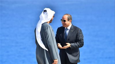 الرئيس السيسي والشيخ محمد بن زايد يشهدان إطلاق مشروع رأس الحكمة