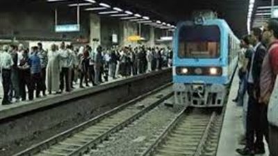 عطل فني يضرب حركة قطارات الخط الأول للمترو