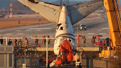 كوريا تنتهي من عمليات البحث في موقع الطائرة المنكوبة
