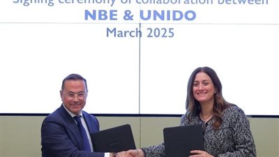 البنك الأهلي المصري يواصل التعاون مع منظمة الأمم المتحدة للتنمية الصناعية