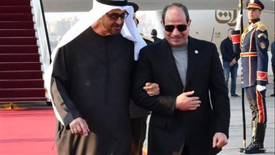 الرئيس السيسي يستقبل الشيخ محمد بن زايد لبحث تعزيز العلاقات الثنائية
