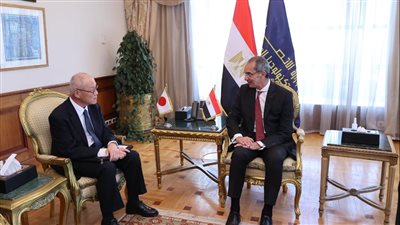 وزير الاتصالات يبحث مع سفير اليابان التعاون في مجالات الذكاء الاصطناعي وريادة الأعمال