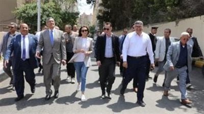 محافظ الجيزة يتفقد أعمال تطوير شارع أوتوسبير بالطالبية 