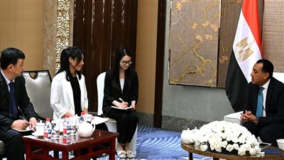 رئيس الوزراء يلتقي رئيسة شركة جيانغسو فينغهاي المحدودةط لتطوير تحلية مياه البحر والطاقة الجديدة