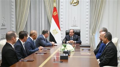 السيسي يستقبل الرئيس التنفيذي لشركة أباتشي العالمية ويؤكد دعم الدولة لتوسيع استثمارتها