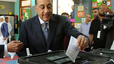 رئيس الوزراء يُدلي بصوته في انتخابات مجلس النواب 2025