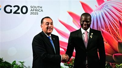 رئيس الوزراء يشارك نيابة عن  السيسي في الجلسة الافتتاحية لقمة العشرين بجوهانسبرج