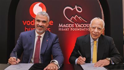 ڤودافون بيزنس توقع شراكة استراتيجية مع مؤسسة مجدي يعقوب لرقمنة مراكز القلب