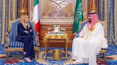 الأمير محمد بن سلمان و رئيسة وزراء إيطاليا 	يبحثان استقرار الخليج وأمن إمدادات الطاقة