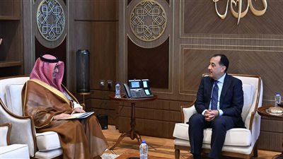 رئيس الوزراء يستقبل سفير خادم الحرمين الشريفين لدى مصر لبحث تعزيز التعاون المشترك