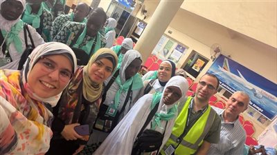 مصر للطيران  تنقل 9150 حاجًا من حجاج دول غينيا إلي الأراضي المقدسة