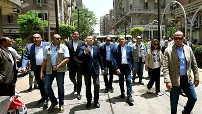 رئيس الوزراء يتفقد تطوير وسط البلد وإحياء القاهرة الخديوية