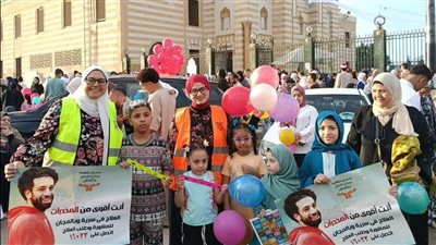 صندوق مكافحة الإدمان يطلق حملات توعية بساحات العيد والميادين
