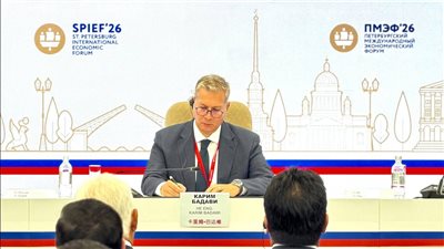 وزير البترول والثروة المعدنية يشارك في جلسة حول مستقبل الطاقة بمنتدي سان بطرسبرج الاقتصادي 