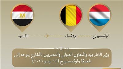 وزير الخارجية يتوجه إلى بلجيكا ولوكسمبورج