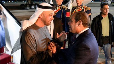 الرئيس السيسي يستقبل الشيخ محمد بن زايد في زيارة أخوية رسمية