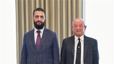 الرئيس السوري أحمد الشرع يستقبل نجيب ساويرس لبحث فرص الاستثمار في سوريا