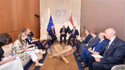 السيسي ورئيس المجلس الأوروبي يؤكدان تعزيز الشراكة ودعم الاستقرار الإقليمي
