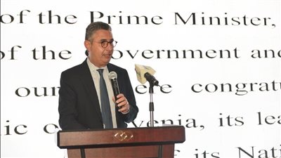 وزير التموين يشارك احتفال سلوفينيا ويؤكد تعزيز التعاون الاقتصادي الثنائي المشترك