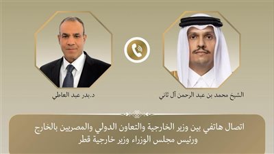 وزير الخارجية يبحث مع نظيره القطري العلاقات الثنائية والتطورات الإقليمية