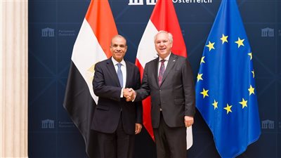 وزير الخارجية يلتقي مع رئيس البرلمان النمساوي