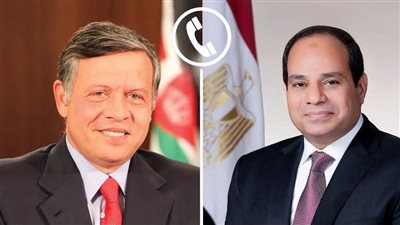السيسي يؤكد دعم مصر للأردن ورفض التصعيد بالمنطقة