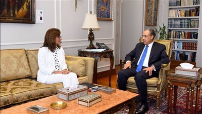 وزير الخارجية يلتقي رئيسة الأكاديمية الوطنية للتدريب