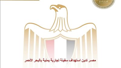 مصـر تدين استهداف سفينة تجارية يمنية بالبحر الأحمر