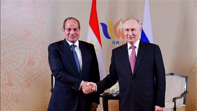 السيسي وبوتين يبحثان تعزيز الشراكة المصرية الروسية وتطورات غزة والسودان